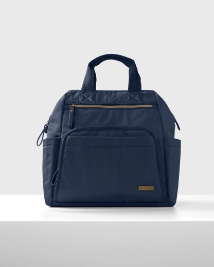 Bolsa cambiador y mochila SKIP HOP Mainframe Midnight Navy