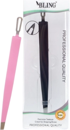 Pinza profesional para cejas BLING – negra
