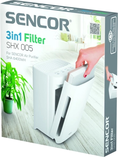 Sencor SHX 005 filtro 3 en 1 para purificador de aire SHA 6400WH