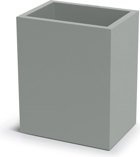 Maceta Cubla Case High 36 cm gris hormigón