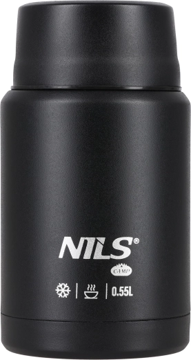 Termo para alimentos NILS Camp NC3807 negro 550 ml