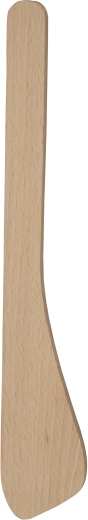 Espátula de madera biselada de madera de haya 26 × 5,1 cm