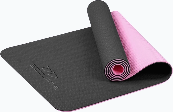 Esterilla de fitness TPE Balance 10 rosa/negra