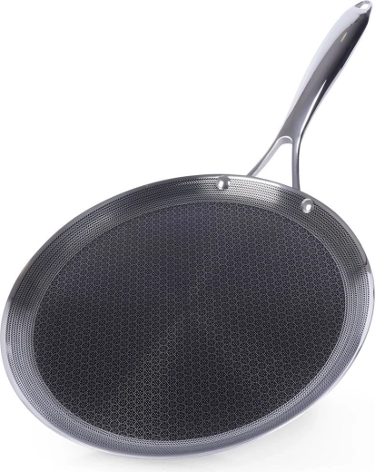 Sartén para crepes de acero inoxidable COOKCELL 29 cm