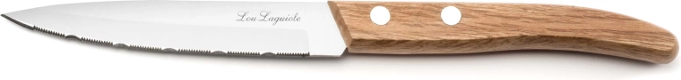 Cuchillo de cocina con sierra 21,5 cm acero inoxidable/madera