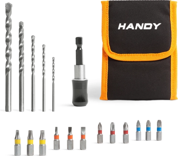 Juego de brocas y puntas Handy, 18 piezas