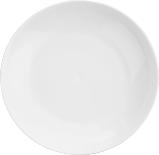 Plato hondo de plástico UH 21,5 cm blanco