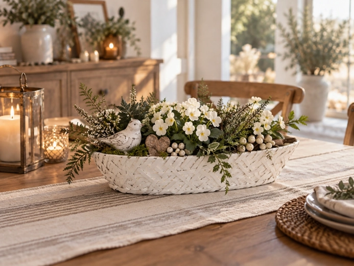 Elegante acabado blanco