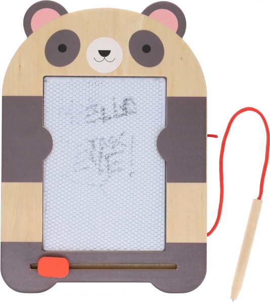 Petit Collage pizarra magnética para dibujar con forma de panda