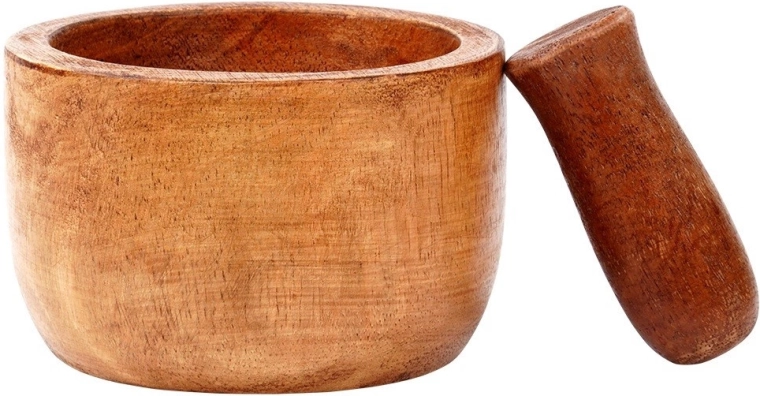 Machacador ergonómico y cuenco estable