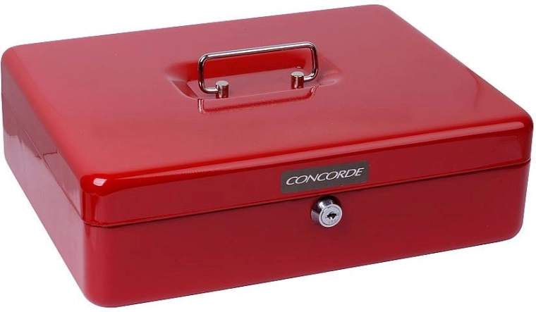 Caja de caudales metálica CONCORDE 35 roja