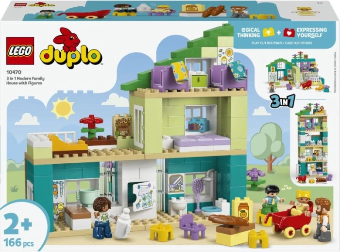 Tres construcciones en un solo set