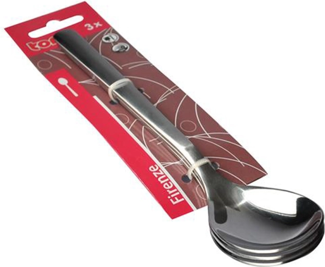 Cuchara de mesa de acero inoxidable TORO Firenze, set de 3 uds.