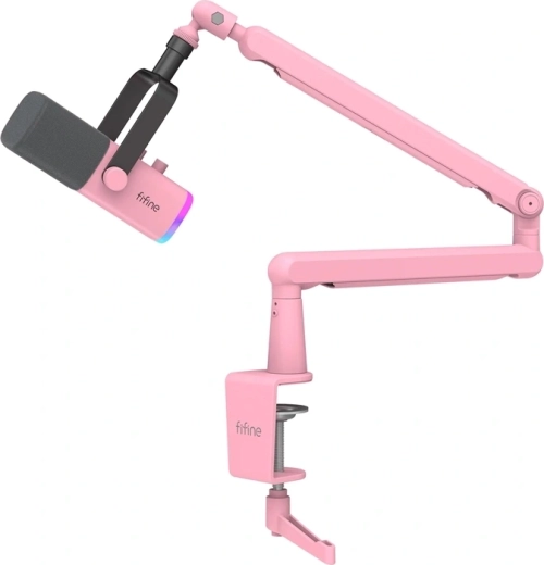 Micrófono gaming Fifine AmpliGame TAM8 rosa