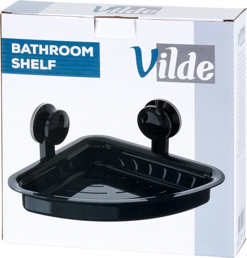 Elegante negro mate para un baño moderno