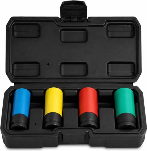 Juego de vasos de impacto para llantas de aluminio Renew Force de 17 a 22 mm