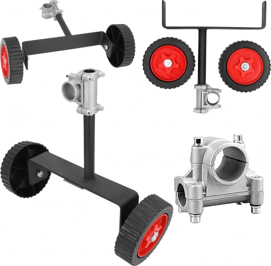 Ruedas de apoyo universales para desbrozadora y recortadora 26–28 mm