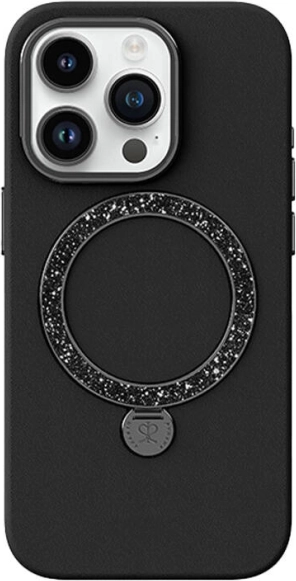Funda para iPhone 15 Pro Joyroom Dancing Circle negra