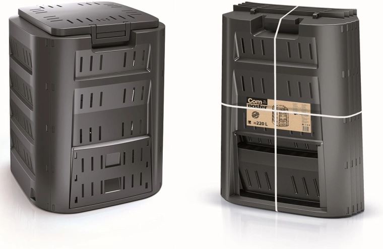 Compostador Compogreen 320 l negro