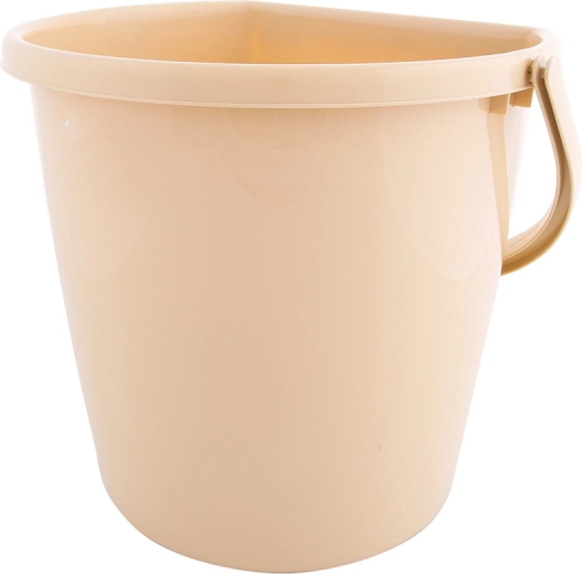Cubo de pared de 11 l beige