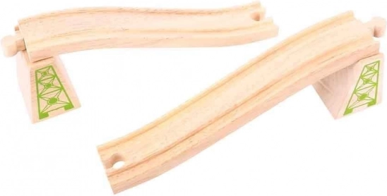 Vías elevadas con pilares 2 uds Bigjigs Rail