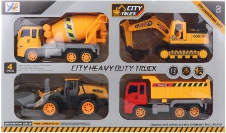 Set de vehículos de construcción para niños 4 uds