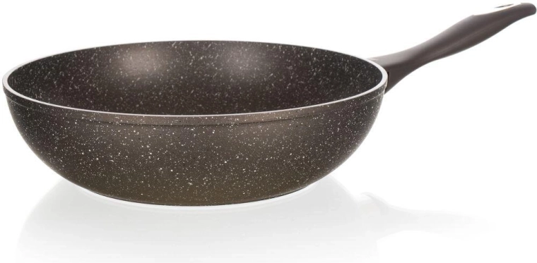 Sartén wok de 28 cm con revestimiento antiadherente Premium Dark Brown