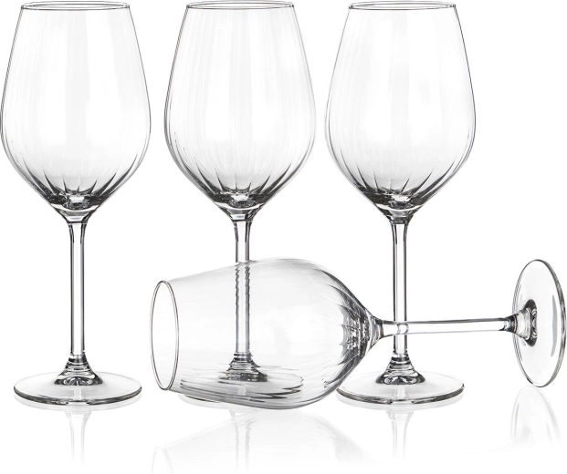 Copas para vino tinto 510 ml Plissé (4 uds) Royal Leerdam