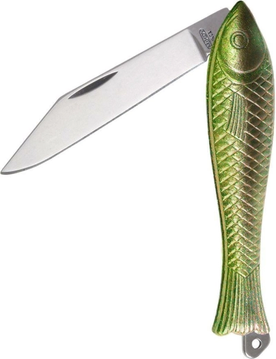 Navaja de bolsillo Mikov Rybička, dorada