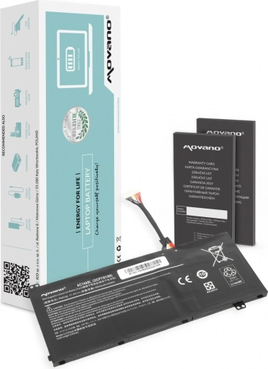 Batería Movano para portátil Acer Nitro VN7 V15/V17 (AC14A8L, AC15B7L) 4600 mAh 52 Wh