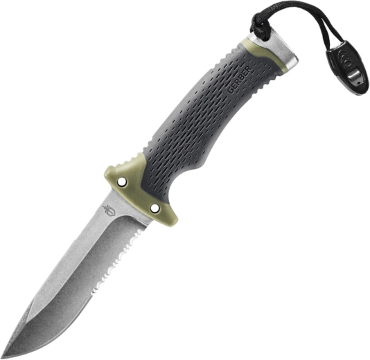 Cuchillo outdoor Gerber Ultimate Survival 8,3 cm verde-negro