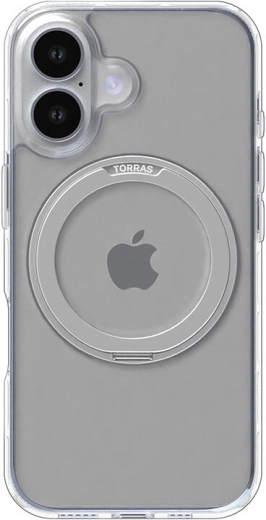 Funda transparente Torras Ostand Pro para iPhone 16 Plus