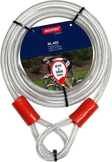 Cable de acero con ojo 10 × 3000 mm