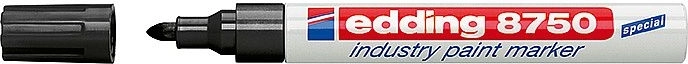 Rotulador industrial de pintura Edding 8750 negro