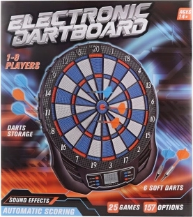 Diana electrónica con dardos y contador 47 cm