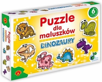 Puzzle para los más pequeños – dinosaurios, 27 piezas