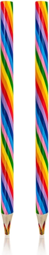 Lápices de colores multicolor jumbo (2 uds.)