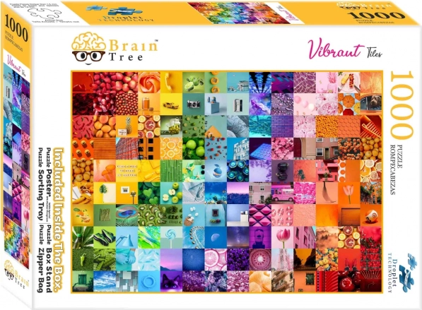 Puzzle de mosaico de imágenes de 1000 piezas Brain Tree