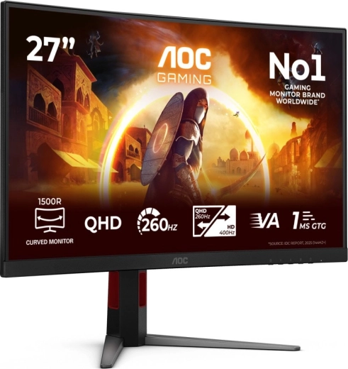 260 Hz y 1 ms para un rendimiento gaming extremadamente fluido
