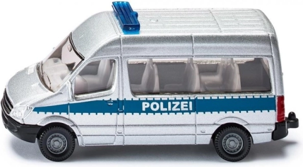 Furgón policial metálico