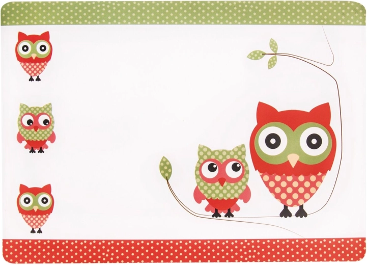 Mantel individual infantil UH Búho 35 × 25 cm