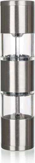 Molinillo de doble cámara para sal y pimienta Culinaria Duo 19 cm acero inoxidable/acrílico