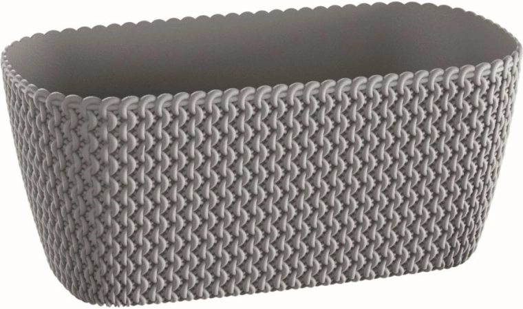 Jardinera Splofy Case 29,7 cm gris piedra