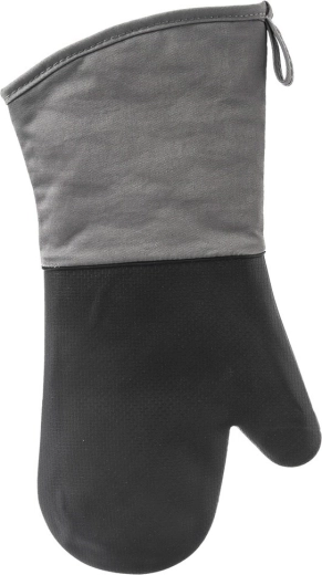 Guante de cocina de silicona negro 40 × 20 cm