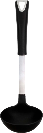 Cuchara sopera con mango negro