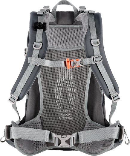Sistema dorsal ventilado para confort durante todo el día
