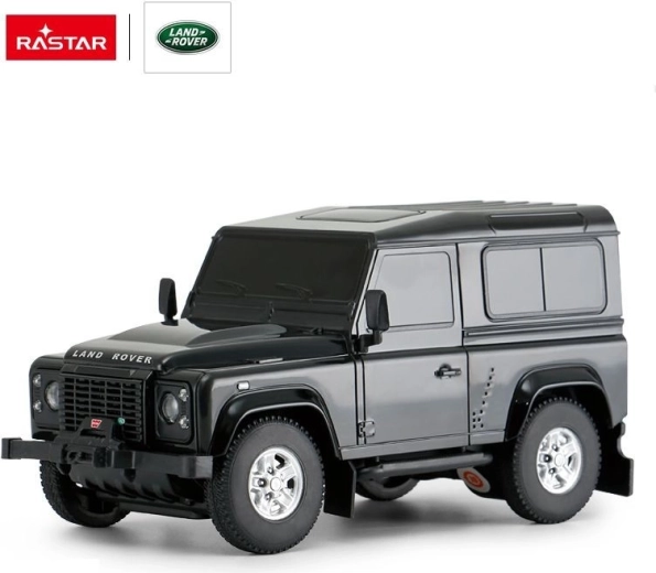 Rastar Land Rover Defender coche RC teledirigido 1:24 negro