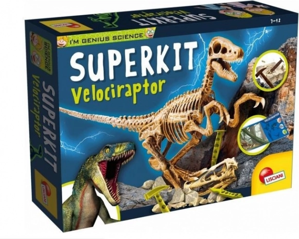 Set educativo I'm Genius Superkit Velociraptor