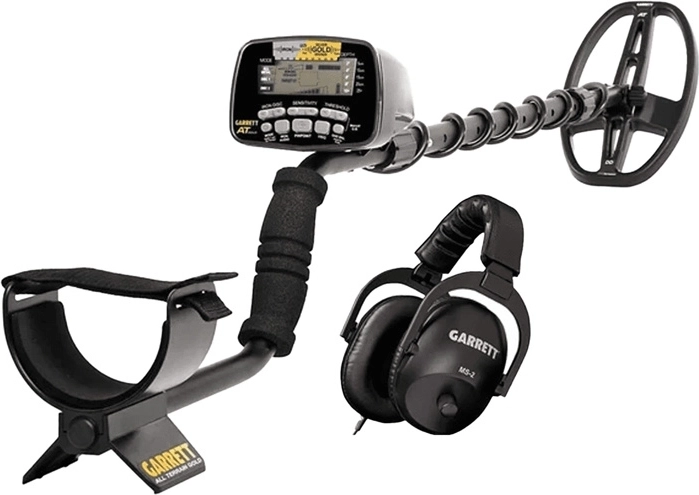 Detector de metales Garrett AT Gold con bobina 5×8 y auriculares