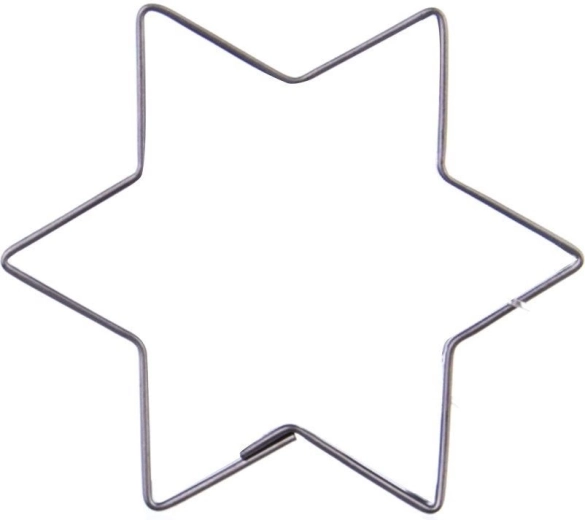 Cortador de galletas estrella 4,6 cm acero inoxidable